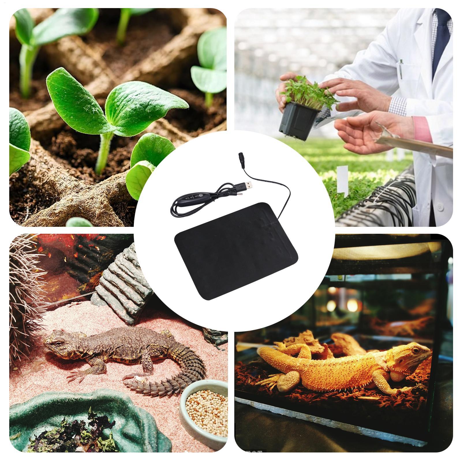 Alfombrillas térmicas USB de 8 - Seedling Heat Mat reseña y precio